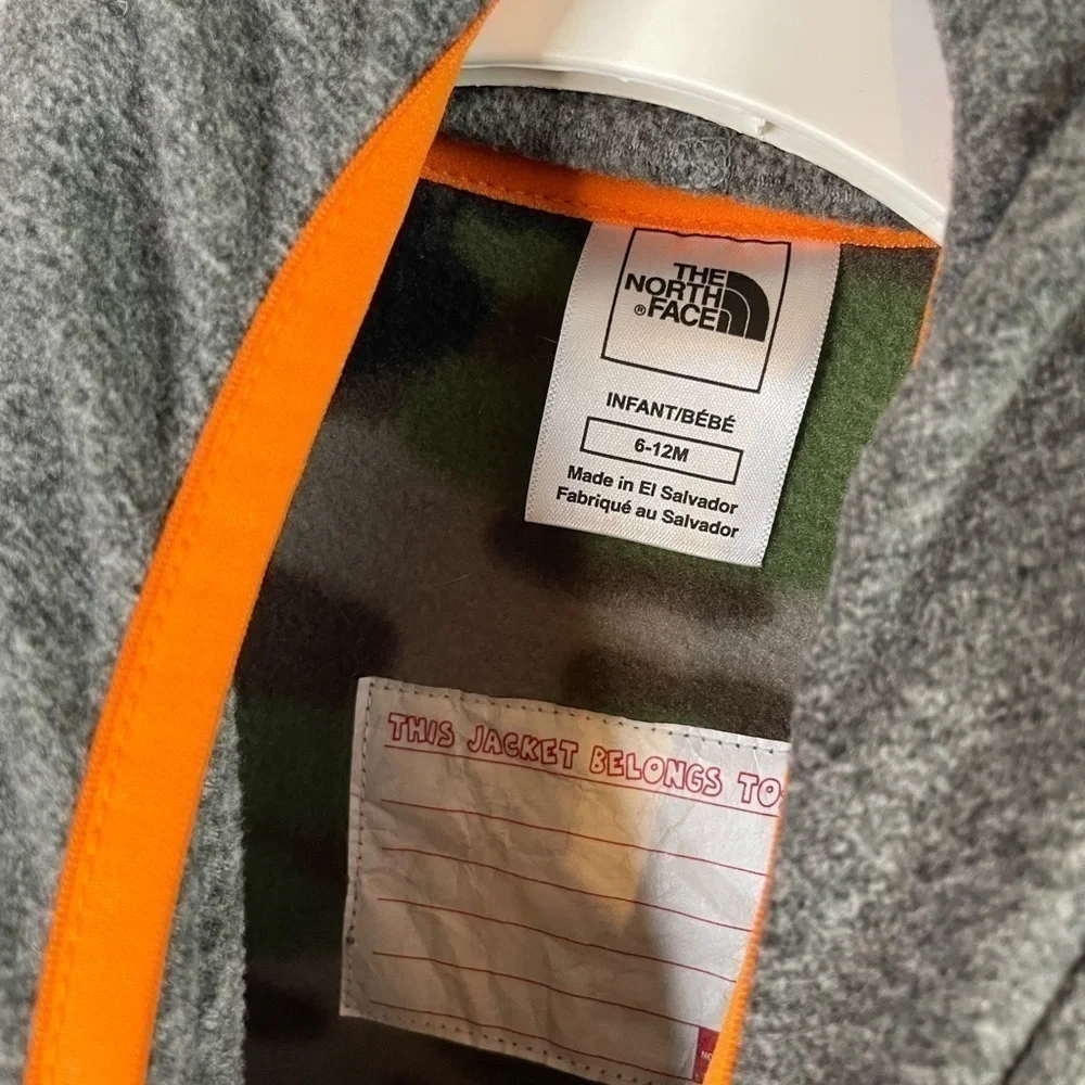 The North Face Camo Fleece Bunting One Piece 6-12M